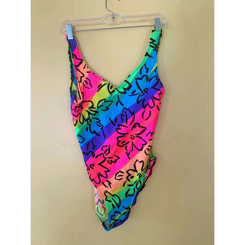 Vibrant one piece swimsuit